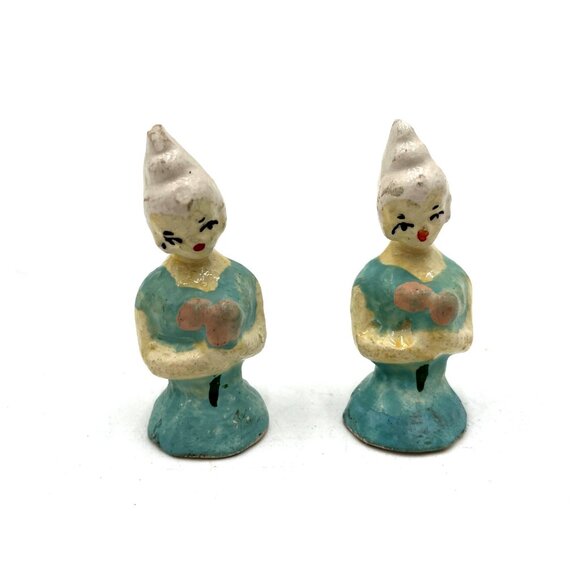 Antique Pin Cushion Sewing Half Doll Figurine hand painted - Picture 1 of 6